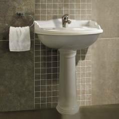 Edward Pedestal Basin - Single Tap Hole 